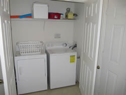 Condo Vacation Rental laundry room